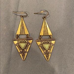 Fun Aztec inspired dangle earrings